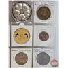 Image 5 : Token/Medallions/Coin (Sheet of 20) : Alberta Golden Jubilee; NWT ; Calgary Stampede; High Prairie; 