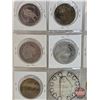 Image 7 : Token/Medallions/Coin (Sheet of 20) : Alberta Golden Jubilee; NWT ; Calgary Stampede; High Prairie; 