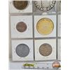 Image 9 : Token/Medallions/Coin (Sheet of 20) : Alberta Golden Jubilee; NWT ; Calgary Stampede; High Prairie; 