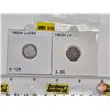 Image 1 : Canada Five Cent (2) : ~ 1902H (Consignor Tag: LH) ~ 1902H (Consignor Tag: LH/SH)
