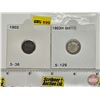 Image 1 : Canada Five Cent (2) : ~ 1903 ~ 1903H (Consignor Tag: SH)
