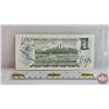 Image 8 : Canada $1 Bills 1973 (5): ~ Crow/Bouey #BAE2860464 ~ Crow/Bouey #BAJ8101187 ~ Crow/Bouey #AMF9614182