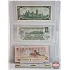 Image 5 : Canada Bills (3): ~ 1967 $1 : Beattie/Rasminsky # 1867 1967 ~ 1973 $1 : Crow/Bouey #BCC6211447 ~ 198