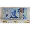 Image 4 : Canada Bills (3): ~ 2013 $5 : Macklin/Poloz #HBG5166211 ~ 2018 $10 : Wilkins/Poloz #FTZ2098934 ~ 201
