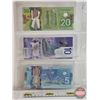 Image 5 : Canada Bills (3): ~ 2013 $5 : Macklin/Poloz #HBG5166211 ~ 2018 $10 : Wilkins/Poloz #FTZ2098934 ~ 201