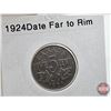 Image 6 : Canada Five Cent (4): 1923; 1924; 1924; 1924 (Consignor Tag: 1924 Date Near Rim ; 1924 Date Far to R