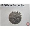 Image 8 : Canada Five Cent (4): 1923; 1924; 1924; 1924 (Consignor Tag: 1924 Date Near Rim ; 1924 Date Far to R