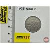 Image 1 : Canada Five Cent 1926 (Consignor Tag: Near 6)