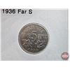 Image 8 : Canada Five Cent (4) : 1934; 1934; 1936; 1936 (Consignor Tag: 1934 Near S; 1934 Far S; 1936 Far S; 1