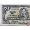 Image 2 : Bank of Canada $20 Bill 1937 : Coyne/Towers #HE1818298