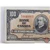 Image 2 : Bank of Canada $100 Bill 1937 : Coyne/Towers #BJ4446663