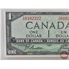 Image 2 : Canada $1 Bill 1954 : Beattie/Coyne #ZA0162322