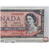 Image 3 : Canada $2 Bill 1954 : Beattie/Rasminsky #VR0680999