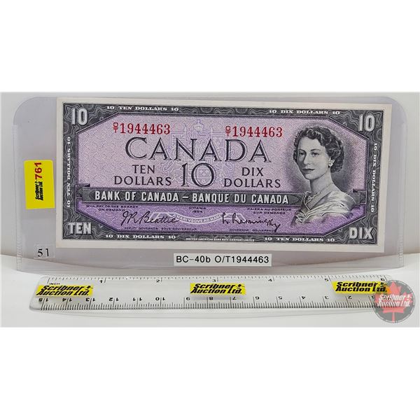 Canada $10 Bill 1954 : Beattie/Rasminsky #OT1944463