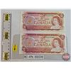 Image 1 : Canada $2 Bills 1974 (2 Consecutive) : Crow/Bouey #ARC6727444-445
