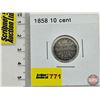 Image 1 : Canada Ten Cent 1858