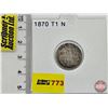 Image 1 : Canada Ten Cent 1870 (Consignor Tag : T1 N)