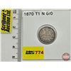 Image 1 : Canada Ten Cent 1870 (Consignor Tag : T1 N 0/0)