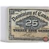 Image 2 : Dominion of Canada Twenty Five Cent 1900 "Shinplaster" : Boville