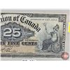 Image 3 : Dominion of Canada Twenty Five Cent 1900 "Shinplaster" : Boville