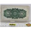 Image 4 : Dominion of Canada Twenty Five Cent 1900 "Shinplaster" : Boville