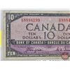 Image 3 : Canada $10 Bill 1954DF "Devil's Face" : Coyne/Towers #CD8884199