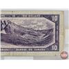 Image 4 : Canada $10 Bill 1954DF "Devil's Face" : Coyne/Towers #CD8884199
