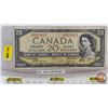 Image 1 : Canada $20 Bill 1954DF "Devil's Face" : Coyne/Towers #AE0325811