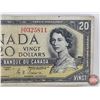 Image 2 : Canada $20 Bill 1954DF "Devil's Face" : Coyne/Towers #AE0325811