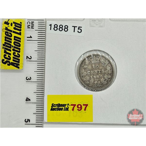 Canada Ten Cent 1888 (Consignor Tag : T5)