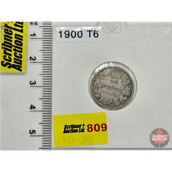 Canada Ten Cent 1900 (Consignor Tag : T6)