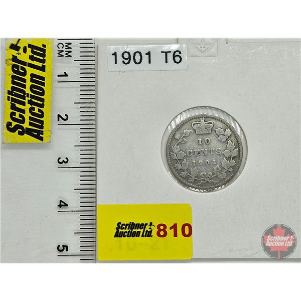 Canada Ten Cent 1901 (Consignor Tag : T6)