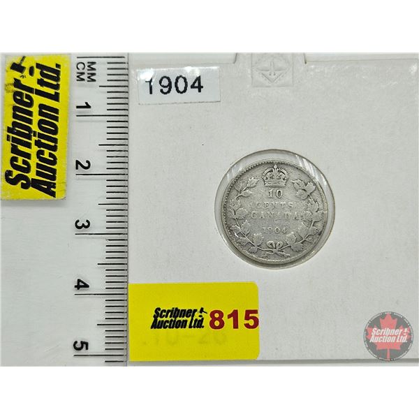 Canada Ten Cent 1904