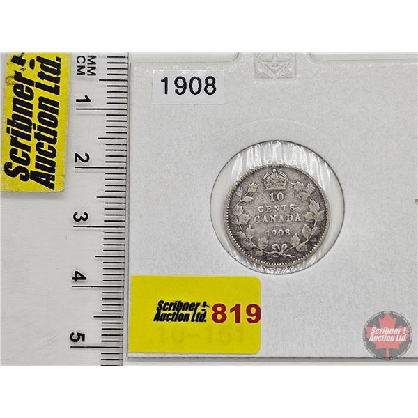 Canada Ten Cent 1908