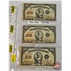 Image 1 : Dominion of Canada Twenty Five Cent 1923 "Shinplaster" (3) : ~ McCavour/Saunders #361884 ~ Campbell/