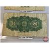 Image 6 : Dominion of Canada Twenty Five Cent 1923 "Shinplaster" (3) : ~ McCavour/Saunders #361884 ~ Campbell/