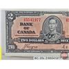 Image 2 : Bank of Canada $2 Bill 1937 : Coyne/Towers #ZB5541977