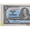 Image 2 : Bank of Canada $5 Bill 1937 : Coyne/Towers #ESW4290577
