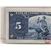 Image 5 : Bank of Canada $5 Bill 1937 : Coyne/Towers #ESW4290577