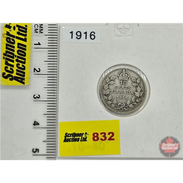 Canada Ten Cent 1916