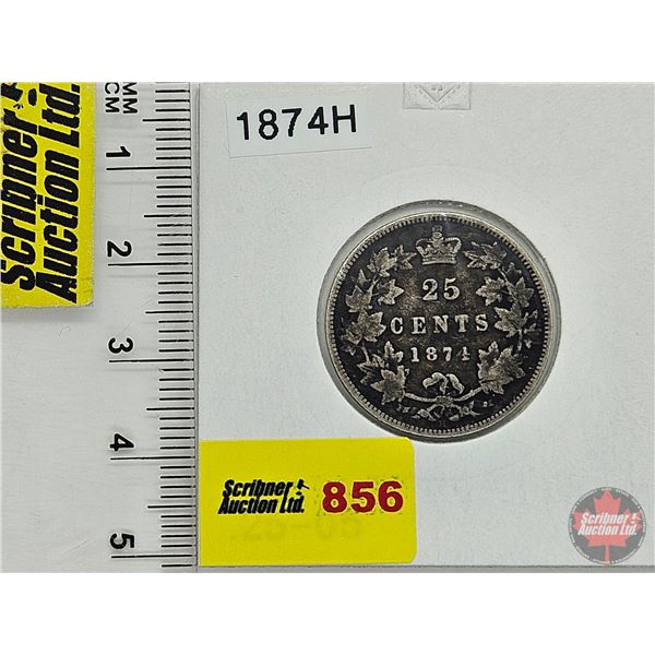 Canada Twenty Five Cent 1874H