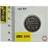 Image 1 : Canada Twenty Five Cent 1874H