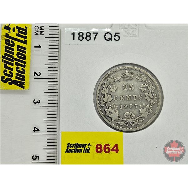Canada Twenty Five Cent 1887 (Consignor Tag: Q5)