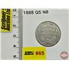 Image 1 : Canada Twenty Five Cent 1888 (Consignor Tag: Q5 N8)