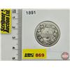Image 1 : Canada Twenty Five Cent 1891