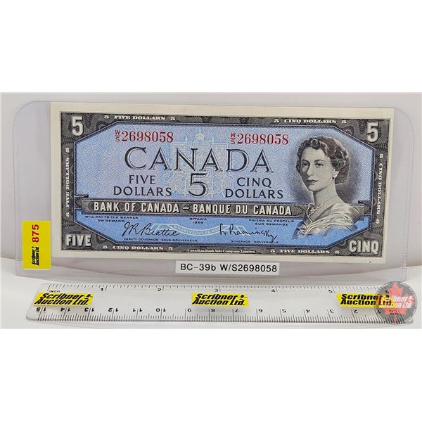 Canada $5 Bill 1954 : Beattie/Rasminsky #WS2698058