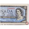 Image 3 : Canada $5 Bill 1954 : Beattie/Rasminsky #WS2698058