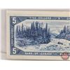 Image 5 : Canada $5 Bill 1954 : Beattie/Rasminsky #WS2698058