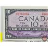 Image 2 : Canada $10 Bill 1954 : Beattie/Coyne #OD9768055