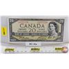 Image 1 : Canada $20 Bill 1954 : Beattie/Coyne #EE3777728
